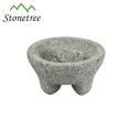 Wholesale Stone Molcajete And Tejolete Mortar And Pestle Herb Grinder Granite Molcajete